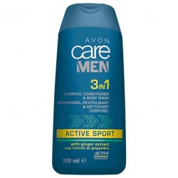 OS - 3 in 1 Sampon, balsam si gel de dus Avon Care Men Active Sport 