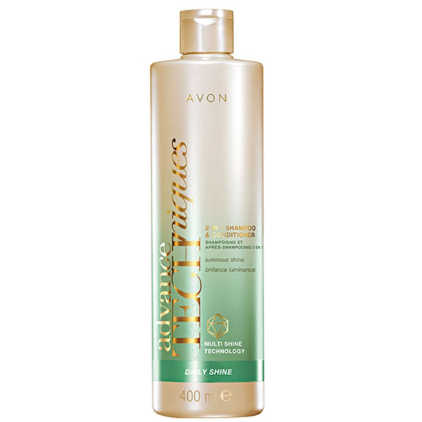 Catalog Avon - Advance Techniques 2 in 1 Sampon si balsam Daily Shine 400 ml Advance Techniques 2 in 1 Sampon si balsam Daily Shine 400 ml - Catalog Avon
