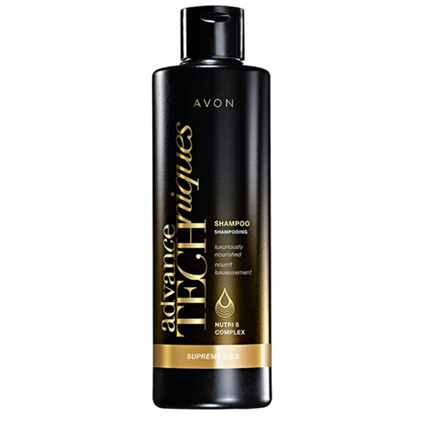 Catalog Avon - Advance Techniques Sampon Supreme Oils cu complexul Nutri 5 - 250 ml Advance Techniques Sampon Supreme Oils cu complexul Nutri 5 - 250 ml - Catalog Avon