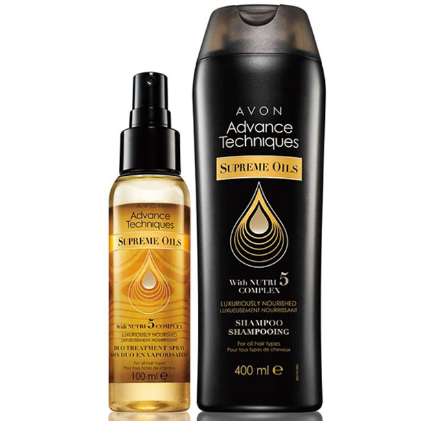Catalog Avon - Set Supreme Oils Sampon si Tratament pentru hranire Set Supreme Oils Sampon si Tratament pentru hranire - Catalog Avon