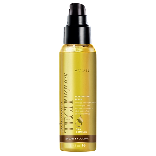 Catalog Avon - Advance Techniques Ulei ser hidratant cu ulei de argan si cocos Advance Techniques Ulei ser hidratant cu ulei de argan si cocos - Catalog Avon