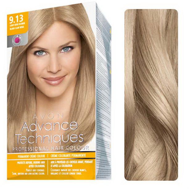 Vopsea de par profesionala Blond deschis-bej 9.13 - Catalog Avon