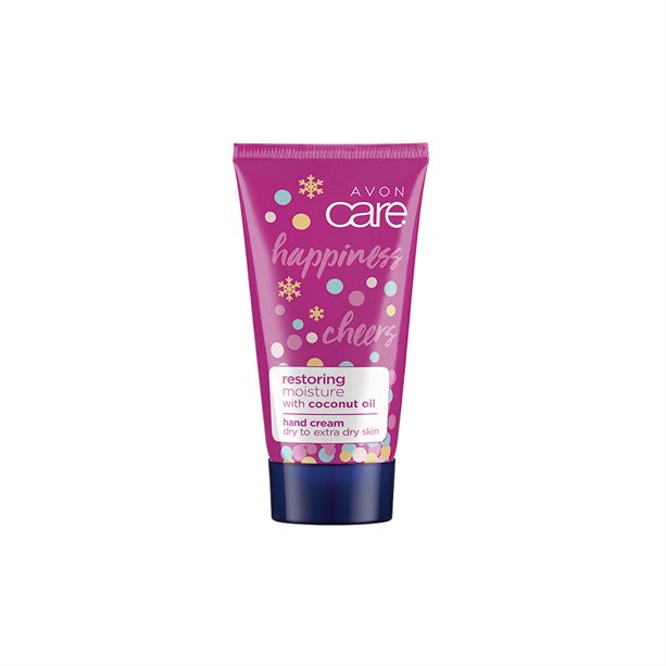 Catalog Avon - Crema de maini regeneranta cu ulei de cocos Avon Care Happiness Crema de maini regeneranta cu ulei de cocos Avon Care Happiness - Catalog Avon