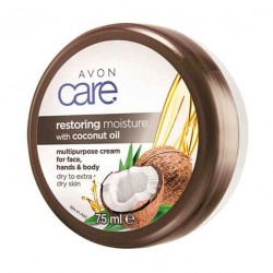 Crema pentru fata, maini si corp Avon Care cu ulei de cocos 