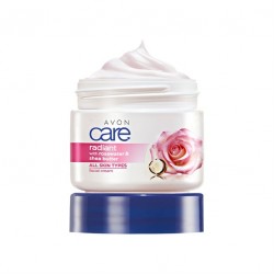 Crema de fata Avon Care cu apa de trandafiri si unt de shea 