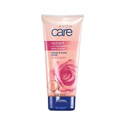 Exfoliant Avon Care cu apa de trandafiri si unt de shea