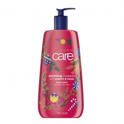 Lotiune de corp revitalizanta 750ml Avon Care cu iaurt si miere editie de Craciun