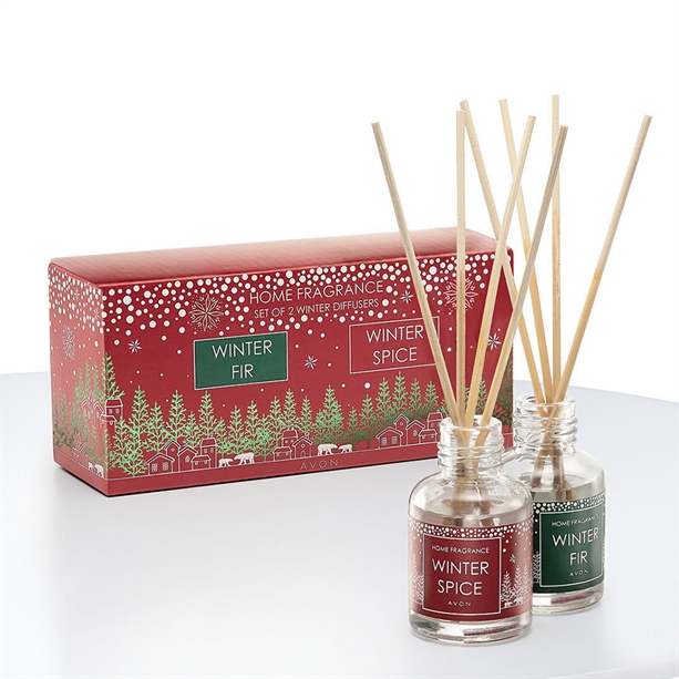 Catalog Avon - Set de 2 difuzoare cu arome de iarna Set de 2 difuzoare cu arome de iarna - Catalog Avon