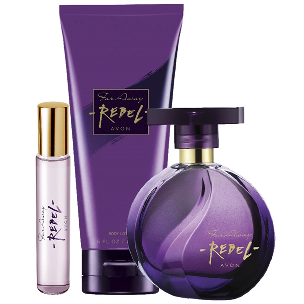 Catalog Avon - Set de 3 produse Far Away Rebel Set de 3 produse Far Away Rebel - Catalog Avon
