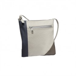 OS - Geanta tip postas Noely Color Block - Gri