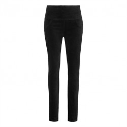 Jeggings negri din catifea