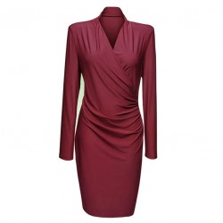 Rochie remodelatoare Mono Bloom visiniu