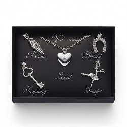 Set cadou colier Kellina cu 5 pandative