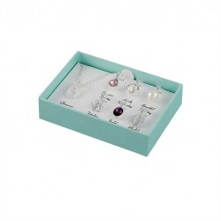 Set colier cu 7 pandantive Amber