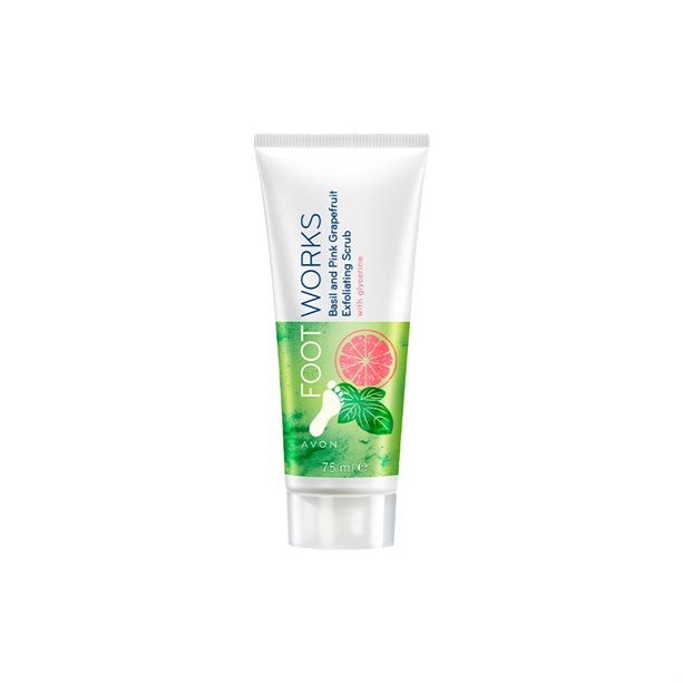 Catalog Avon - Exfoliant pentru picioare cu busuioc si grepfruit Footworks Exfoliant pentru picioare cu busuioc si grepfruit Footworks - Catalog Avon