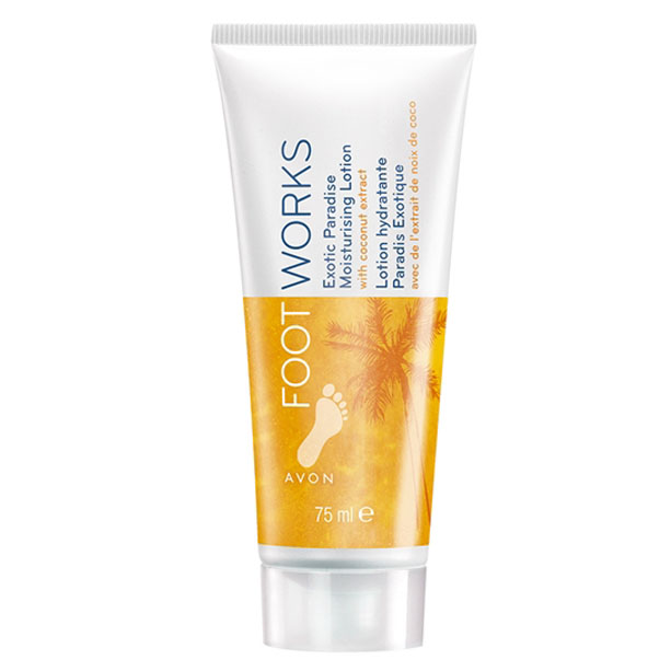 Lotiune hidratanta pentru picioare cu extract de nuca de cocos Footworks - Catalog Avon
