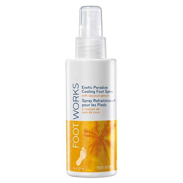 Catalog Avon - Spray racoritor pentru picioare cu extract de nuca de cocos Footworks Spray racoritor pentru picioare cu extract de nuca de cocos Footworks - Catalog Avon