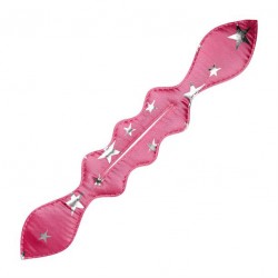 Accesoriu roz pentru coc cu fundita 