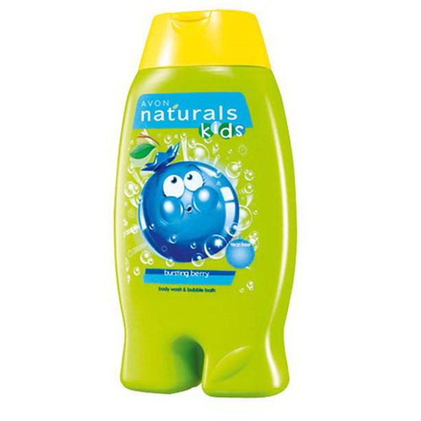 Gel de dus si spumant de baie pentru copii cu aroma de coacaze Naturals Kids - Catalog Avon