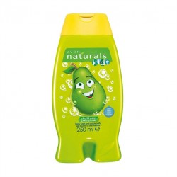 Gel de dus si spumant de baie pentru copii cu aroma de para Naturals Kids 