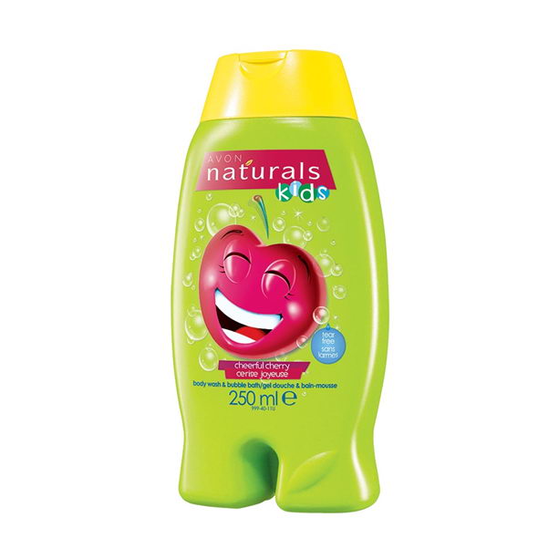 Catalog Avon - Gel de dus si spumant de baie pentru copii cu aroma de cirese Naturals Kids Gel de dus si spumant de baie pentru copii cu aroma de cirese Naturals Kids - Catalog Avon