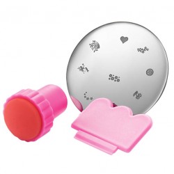 Set de stampile pentru unghii pentru fetite