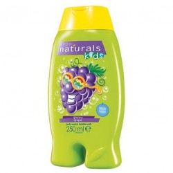 Gel de dus si spumant de baie pentru copii cu aroma de struguri Naturals Kids ****