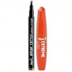 Set Marker tatuaj semipermanent sprancene si Mascara Big & Extreme