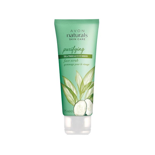 Catalog Avon - Exfoliant pentru fata cu extract de castravete si de arbore de ceai Exfoliant pentru fata cu extract de castravete si de arbore de ceai - Catalog Avon