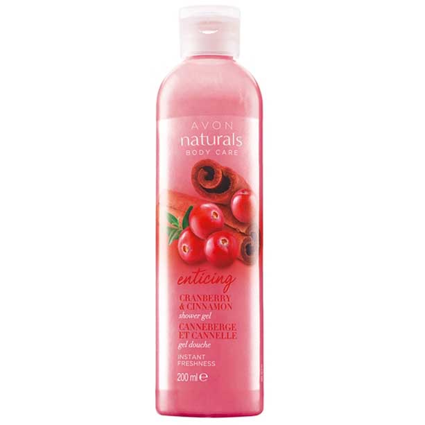 Catalog Avon - OS - Gel de dus Naturals cu merisoare si scortisoara OS - Gel de dus Naturals cu merisoare si scortisoara - Catalog Avon
