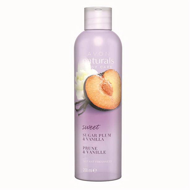 Catalog Avon - OS - Gel de dus Naturals cu prune si vanilie OS - Gel de dus Naturals cu prune si vanilie - Catalog Avon