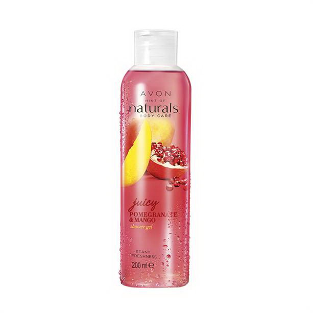 Catalog Avon - Gel de dus Naturals cu rodie si mango Gel de dus Naturals cu rodie si mango - Catalog Avon