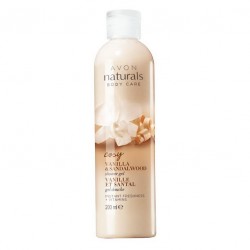 Gel de dus Naturals cu aroma de vanilie si lemn de santal ****
