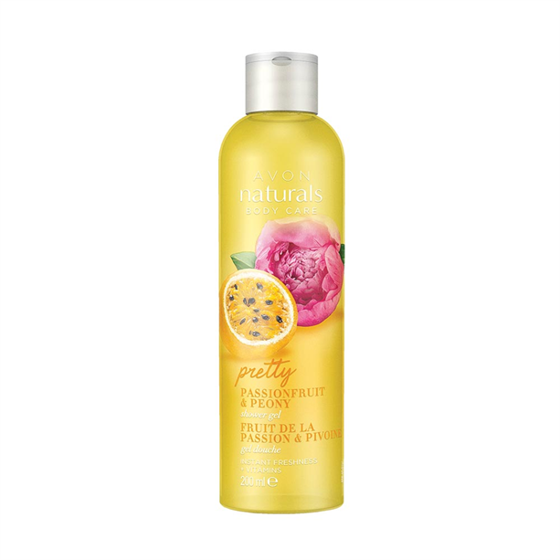 Catalog Avon - Gel de dus Naturals cu bujor si fructul pasiunii Gel de dus Naturals cu bujor si fructul pasiunii - Catalog Avon