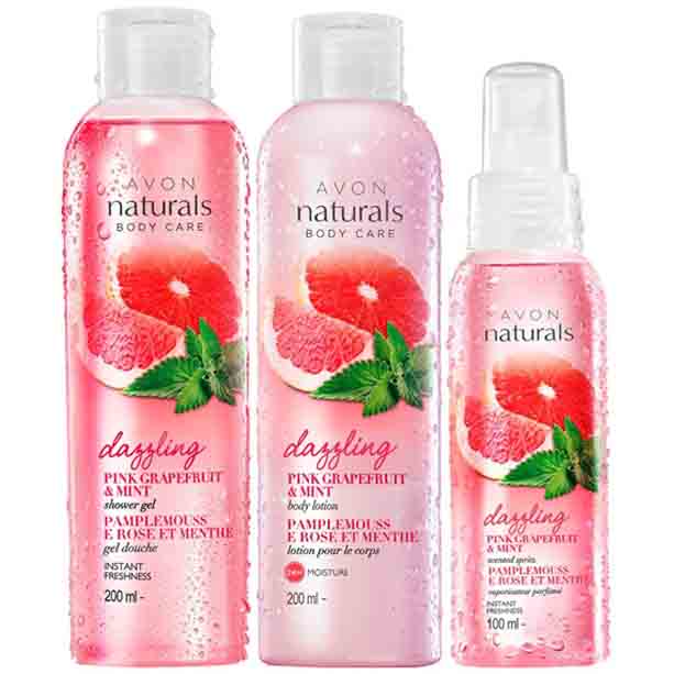 Catalog Avon - OS - Set 3 produse Naturals cu grepfrut si menta OS - Set 3 produse Naturals cu grepfrut si menta - Catalog Avon
