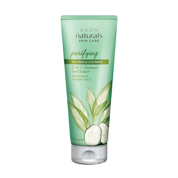Catalog Avon - 2 in 1 Lotiune tonica si de curatare cu extract de castravete si de arbore de ceai 2 in 1 Lotiune tonica si de curatare cu extract de castravete si de arbore de ceai - Catalog Avon