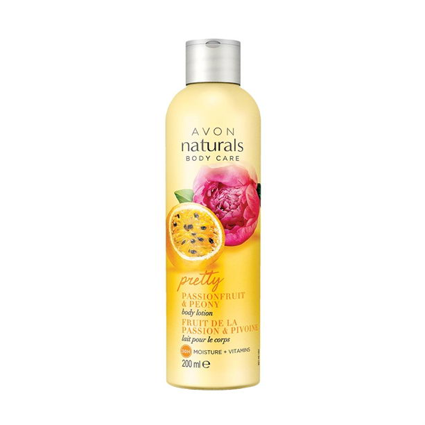 Lotiune de corp cu bujor si fructul pasiunii Naturals - Catalog Avon