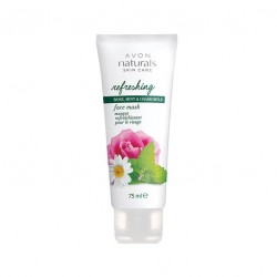 Masca pentru fata Naturals cu trandafiri, menta si musetel