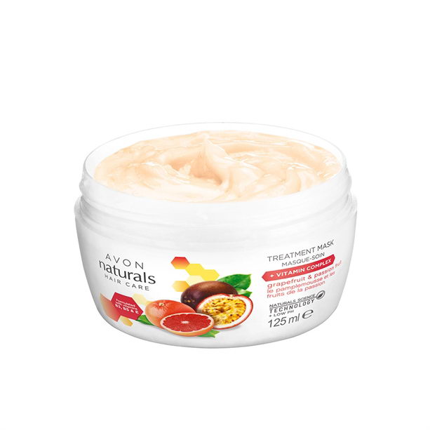 Catalog Avon - Masca de par Naturals cu grepfrut si fructul pasiunii Vitamin Boost Masca de par Naturals cu grepfrut si fructul pasiunii Vitamin Boost - Catalog Avon