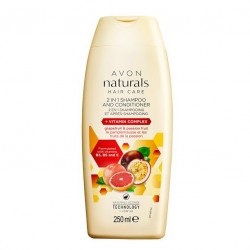 2 in 1 Sampon si Balsam Naturals cu grepfrut si fructul pasiunii Vitamin Boost 250 ml **
