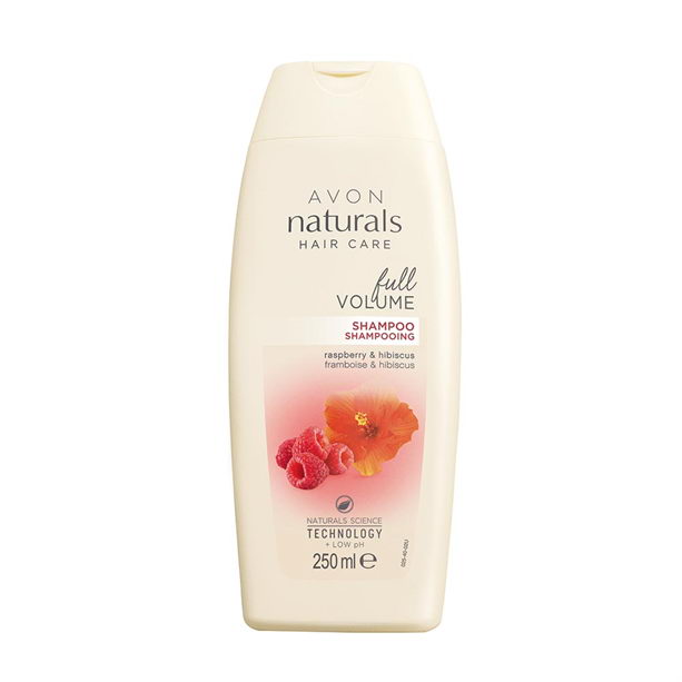 Catalog Avon - Sampon Naturals pentru volum cu zmeura si hibiscus 250 ml Sampon Naturals pentru volum cu zmeura si hibiscus 250 ml - Catalog Avon