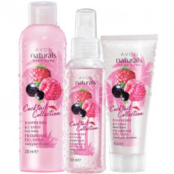 Set 3 produse Naturals cu zmeura si coacaze