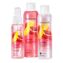 Set 3 produse Naturals cu rodie si mango