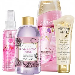 Set 4 produse Flori si perle