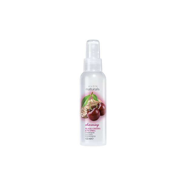 Catalog Avon - Spray de corp parfumat Naturals cu cirese si nucsoara Spray de corp parfumat Naturals cu cirese si nucsoara - Catalog Avon