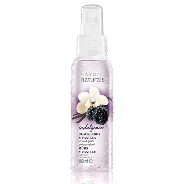 Spray de corp parfumat Naturals cu aroma de mure si vanilie - Catalog Avon