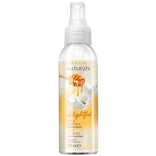 Catalog Avon - Spray de corp parfumat Naturals cu lapte si miere Spray de corp parfumat Naturals cu lapte si miere - Catalog Avon