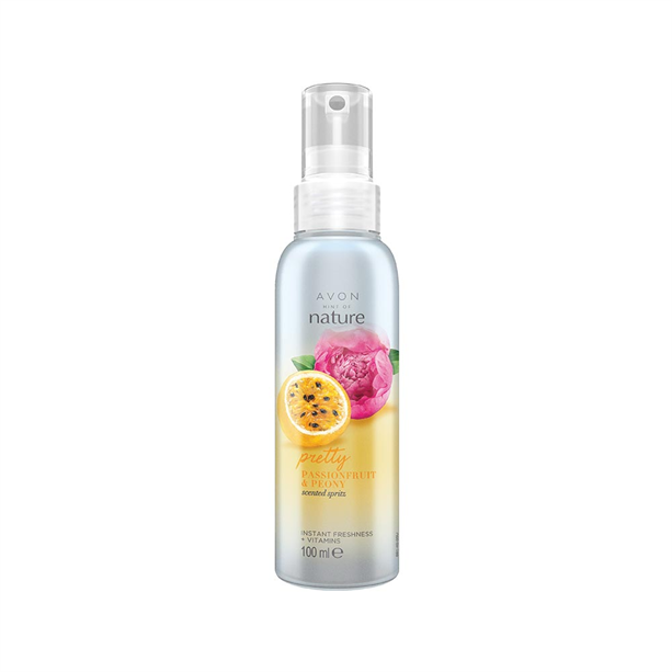 Spray de corp parfumat Naturals cu bujor si fructul pasiunii **** - Catalog Avon