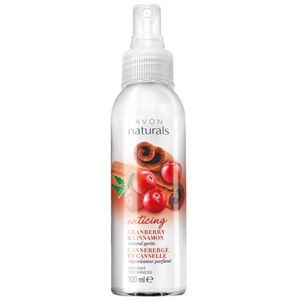 Spray de corp parfumat Naturals cu merisoare si scortisoara - Catalog Avon