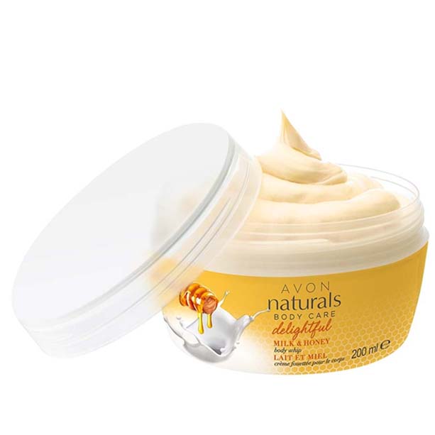 Spuma pentru corp cu lapte si miere Naturals - Catalog Avon
